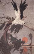 Charles Livingston Bull The Stork of the Woods oil painting